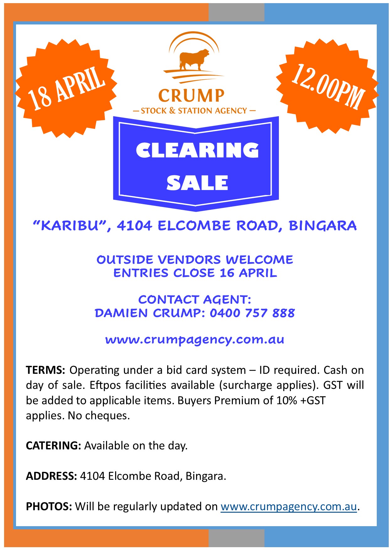 "Karibu" Clearing Sale